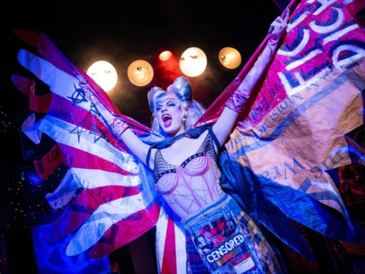 Sawyer Smith (Hedwig) in Hedwig and the Angry In at Signature Theatre. Credit: Daniel Rader